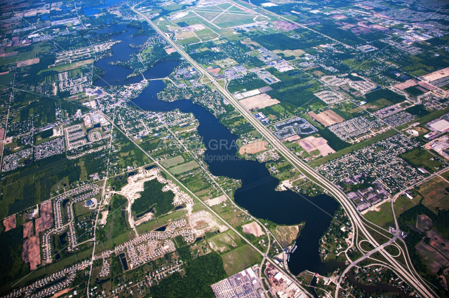 Belleville Lake in Wayne County, Michigan